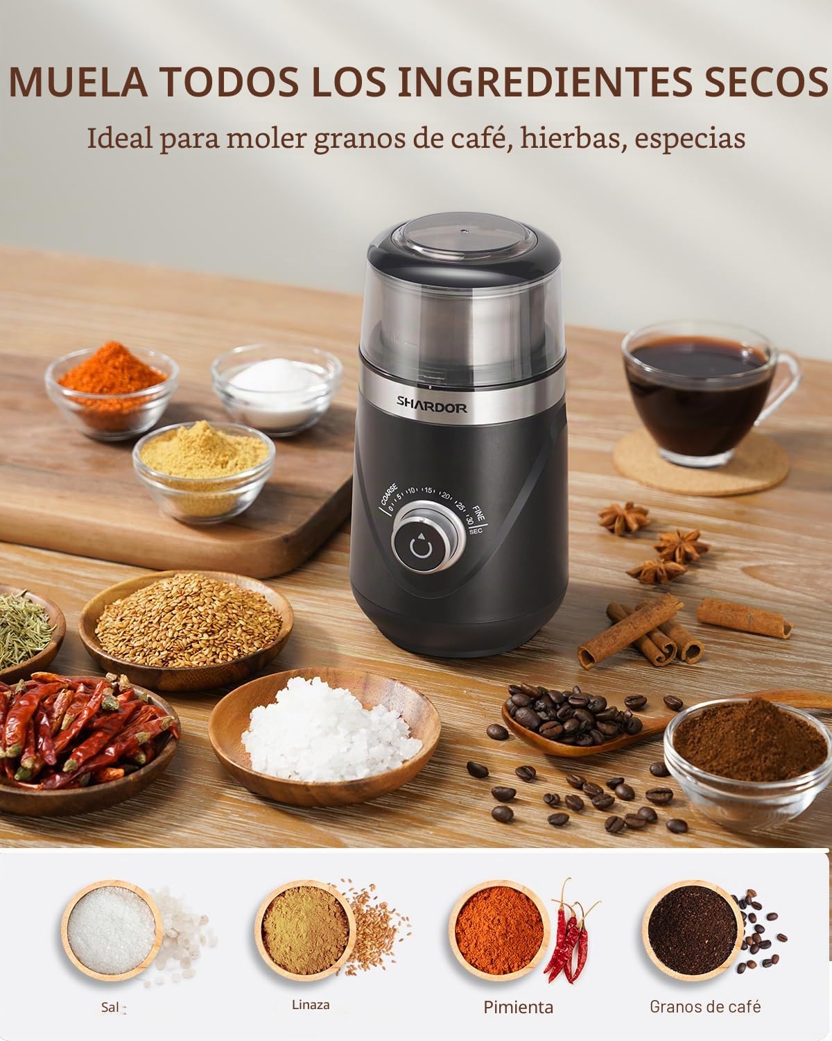 molinillo de café especias CG638B v4