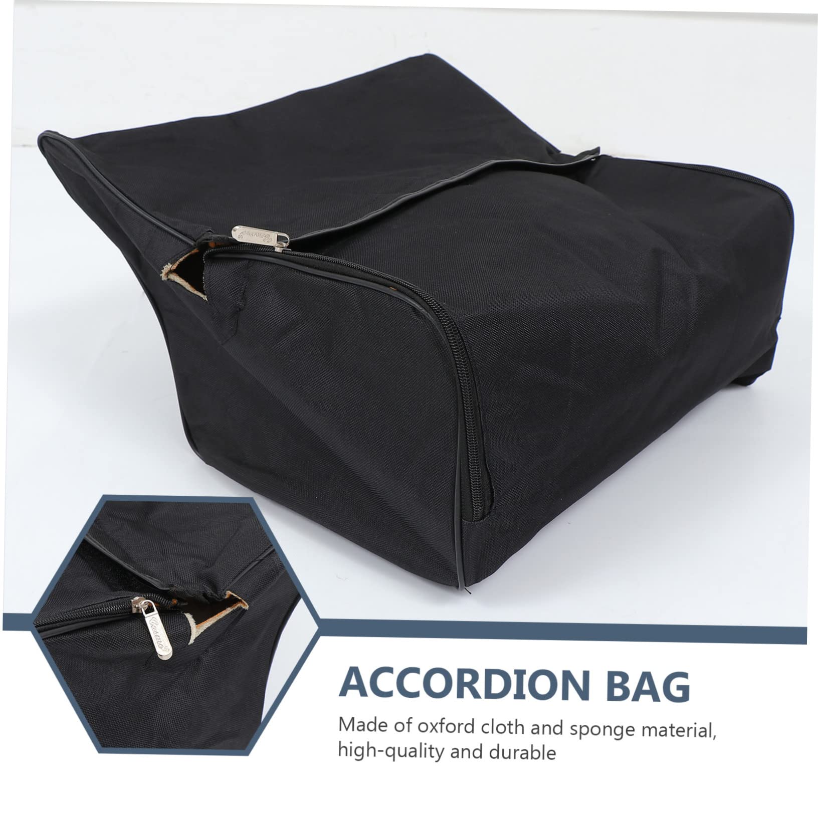 Bolsa de Transporte para Acordeón Negra de Oxford, Portátil