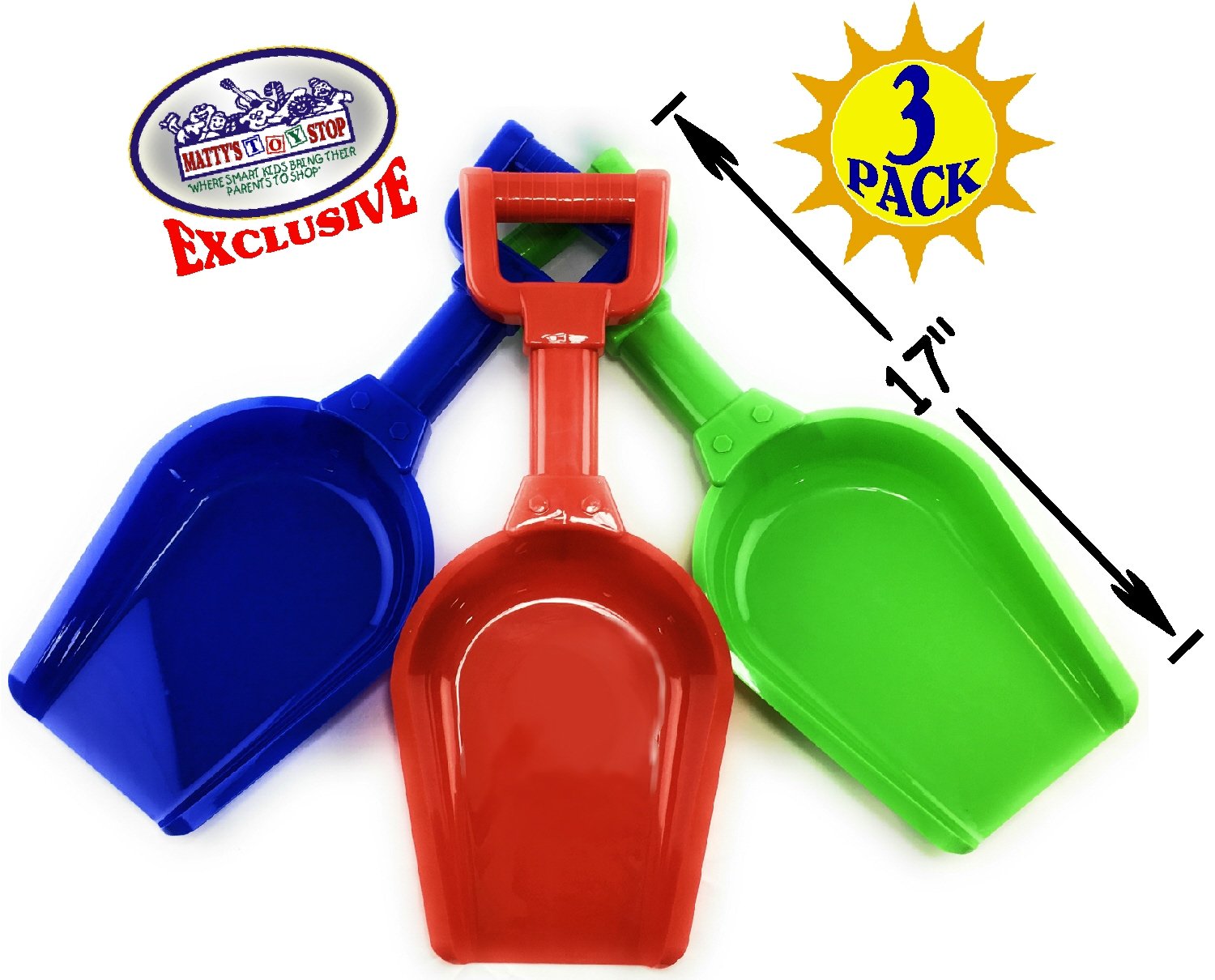 kids plastic shovels