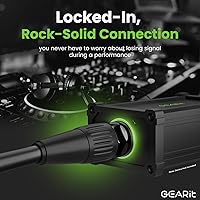 Vista 4 de GearIT Cable Ethernet CAT6, conectores RJ45 compatibles con EtherCON (200 pies) para audio profesional, blindado de aluminio, cobre libre de Negro