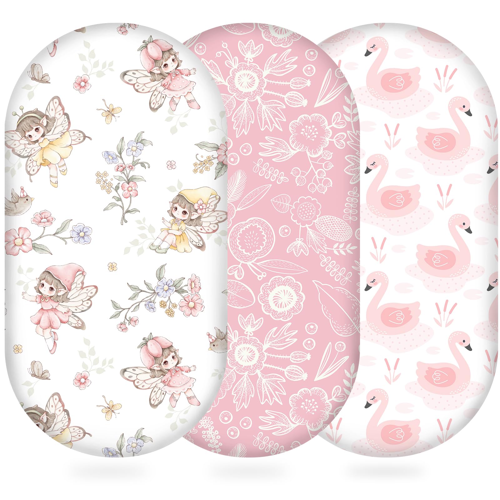 Yukkkidds Spannbettlaken Baby 3er-Pack Bettlaken Für Babybett Atmungsaktiv Mikrofaser
