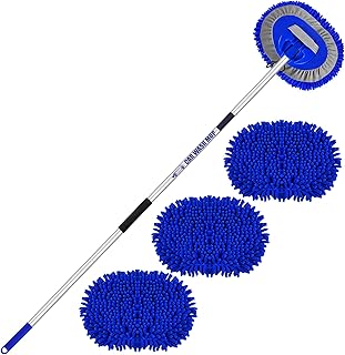 Sponsored You’re seeing this ad based on the product’s relevance to your search query.Learn more about this advertisement 160 cm 63 Inch Car Wash Brush with Telescopic Handle, Motorhome Car Wash Brush, Cleaning Set, Microfibre Cloths, Car Cleaning Brush Set for Truck, Caravan, Car, 2-in-1 Anti-Scratch Telescopic Brush,