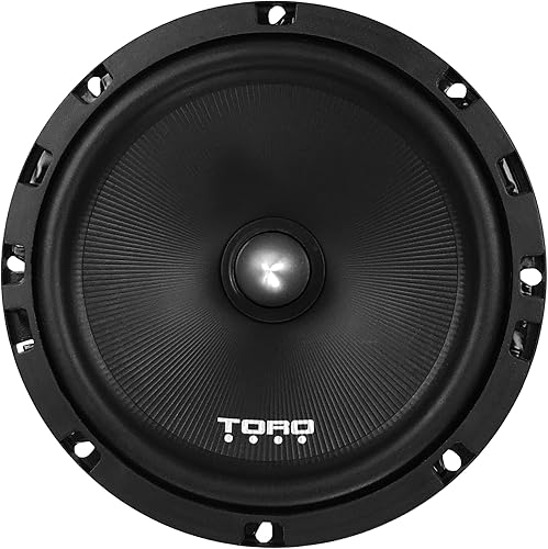 Miniatura 9 de TORO TECH F6K, juego de altavoces componentes para automóvil de 6.5 pulgadas - 200 vatios máximo100 vatios RMS, tweeters de fluido ferro de 0.512