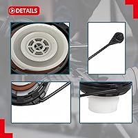 Vista 6 de Tapa de Relleno del Depósito de Combustible Compatible con Ford Crown Victoria E-150 Wagon Econoline E-250 E-350 Super Duty E-450 Escape Expedition