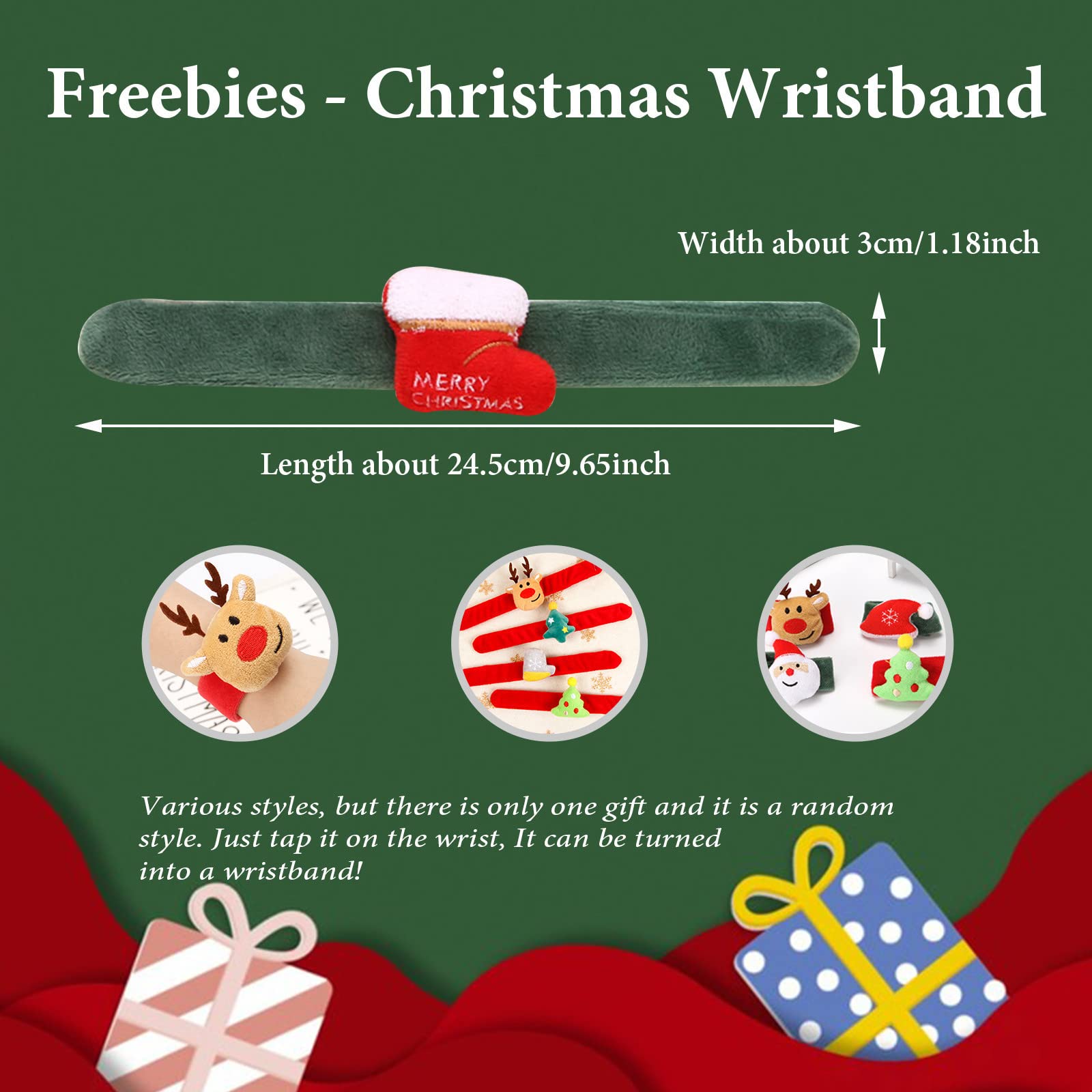 Lukery Patrón Papá Noel Fundas Navideñas para Sillas, 2 4 6 8 Piezas Gorro Navideño para Silla Funda de Silla Navidad Fundas para Silla de Navidad (Feliz año Nuevo,8 Piezas)