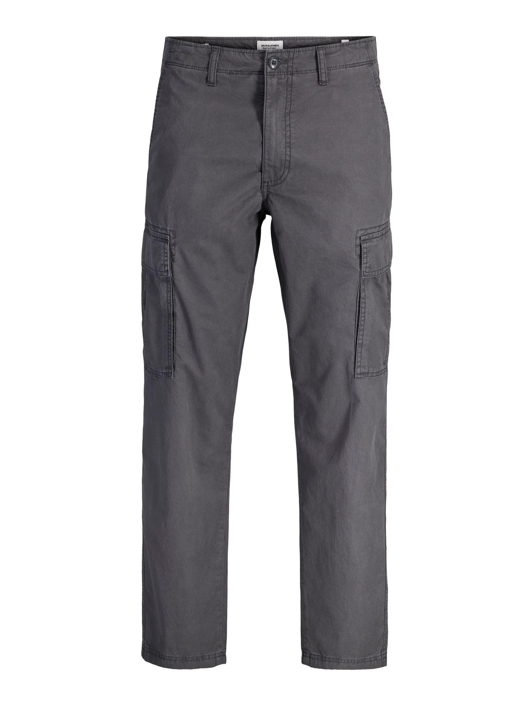 JACK & JONES Mens Jpstkane Frank Cargo Noos, Asphalt, 32W / 30L UK