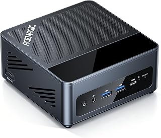 【AIミニpc・3年メーカー保証】ACEMAGIC ミニpc Ryzen AI9 HX 470 Radeon 890M | 12C/24T, 最大5.2GHz mini pc｜USB4×2｜RJ45 2.5G LAN×2 ｜Wi-Fi 7 BT 5.4｜OCulink搭載｜4画面8K対応 HDMI2.1/DP2.1 OSなし メモリ+SSDはありません