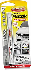Luxcar - Caneta Retok Automotivo Tira Riscos - Cor Branca