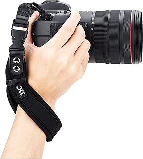 JJC Soft Camera Hand Strap Wrist Strap for Canon Rebel T7 T6 T8i SL3 90D EOS R R10 RP M50 M6 Nikon D3500 D750 Z5 Z6 Z7 Z8 Z50 Z30 Sony ZV-E1 A6000 A6100 A6400 A6700 A7 A7S Fuji X-T5 X-T4 X-T30 X-E4