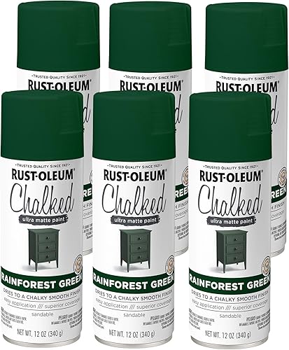 Miniatura 253 de Rust-Oleum 287722 - Pintura a la tiza ultramate para interiores, 30 onzas, capa superior transparente mate