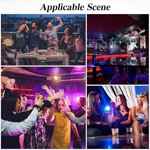 Miniatura 6 de Taza de dados rodante profesional de 10 Uds. Caja cilíndrica para club, bar, juego de entretenimiento para decoración de fiestas