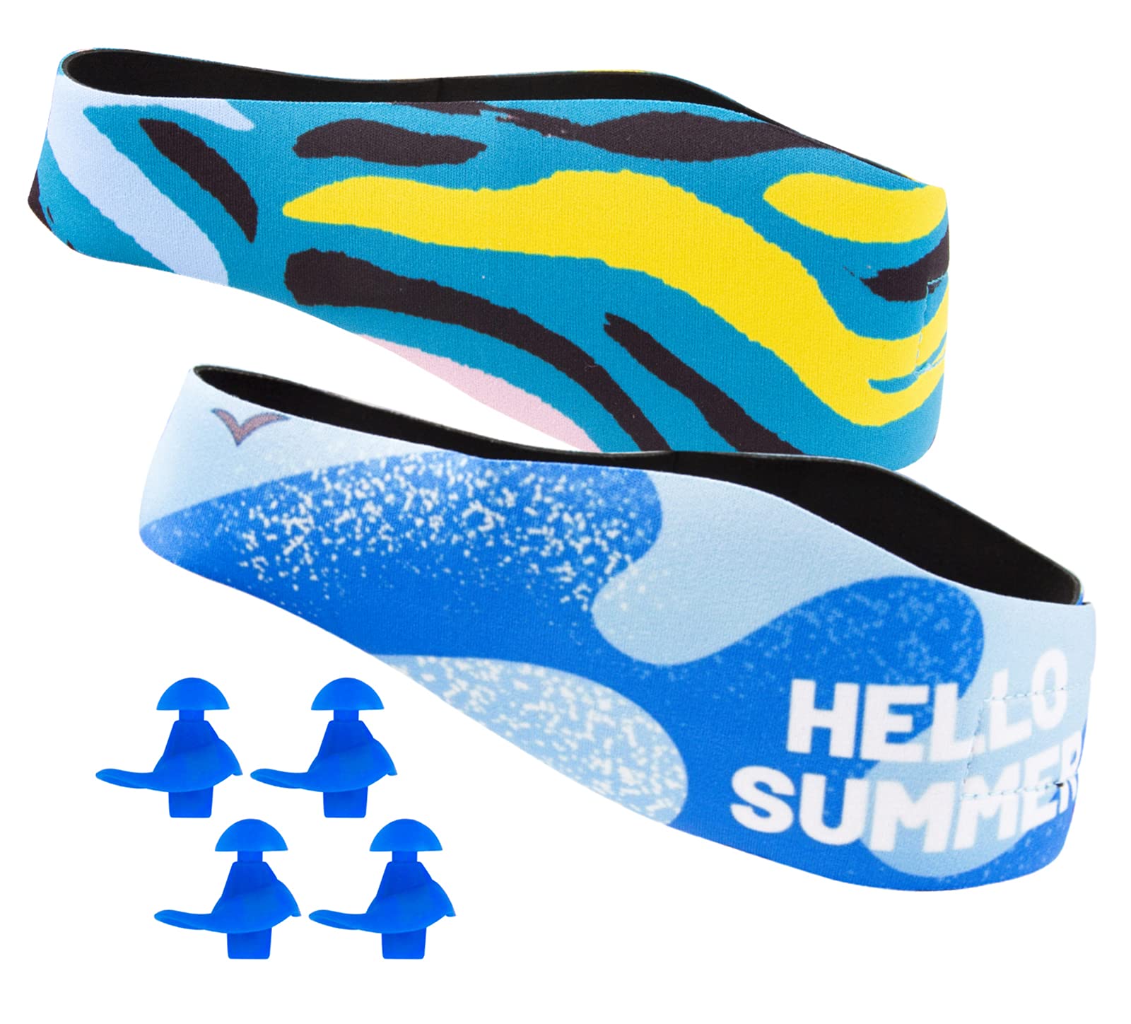 Buy Linowos 2 Pack Swimming Headband for Babies, Toddlers, Kids, Adults