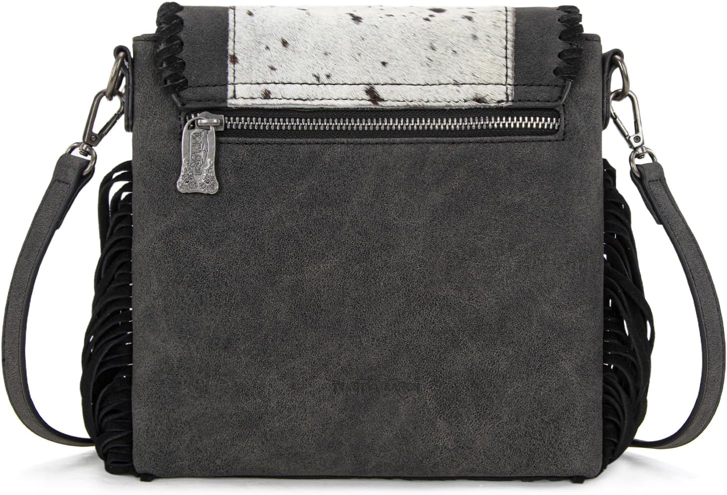Trinity Ranch Crossbody Bags for Women Fringe Hair-On Cowhide Westen Purse - Image 8