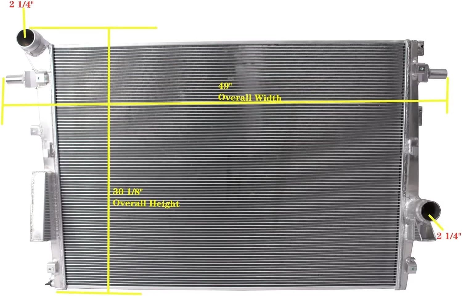 3ROW Aluminum Radiator For 2011-2016 Ford F-250 F-350 Super Duty 6.7L V8 Primary