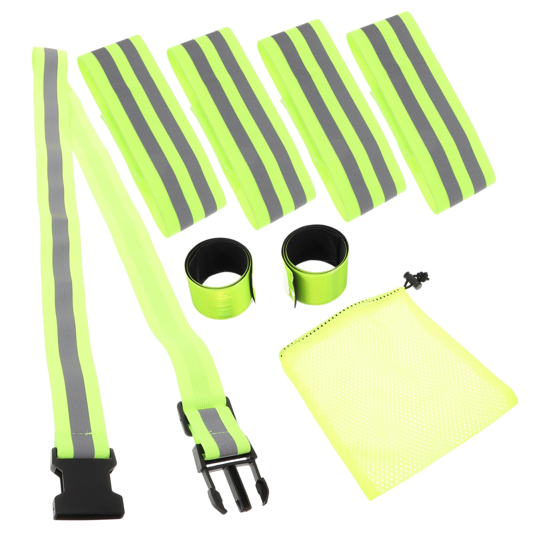Mipcase Bandas Reflectantes de Alta Visibilidad para Cintura para Correr Caminar y Incluye con Bolsa de Almacenamiento