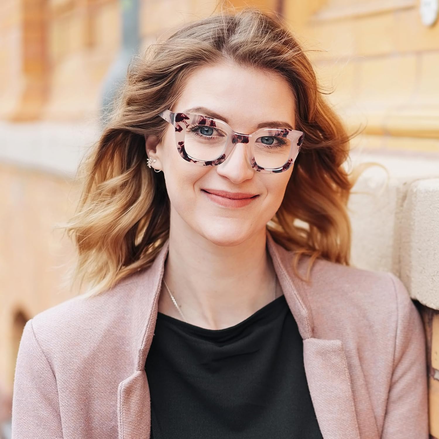 REAVEE Oprah Style Reading Glasses for Women Stylish Cute, 3 Pack Blue Light Blocking Readers Cheaters with Spring Hinge - Image 3