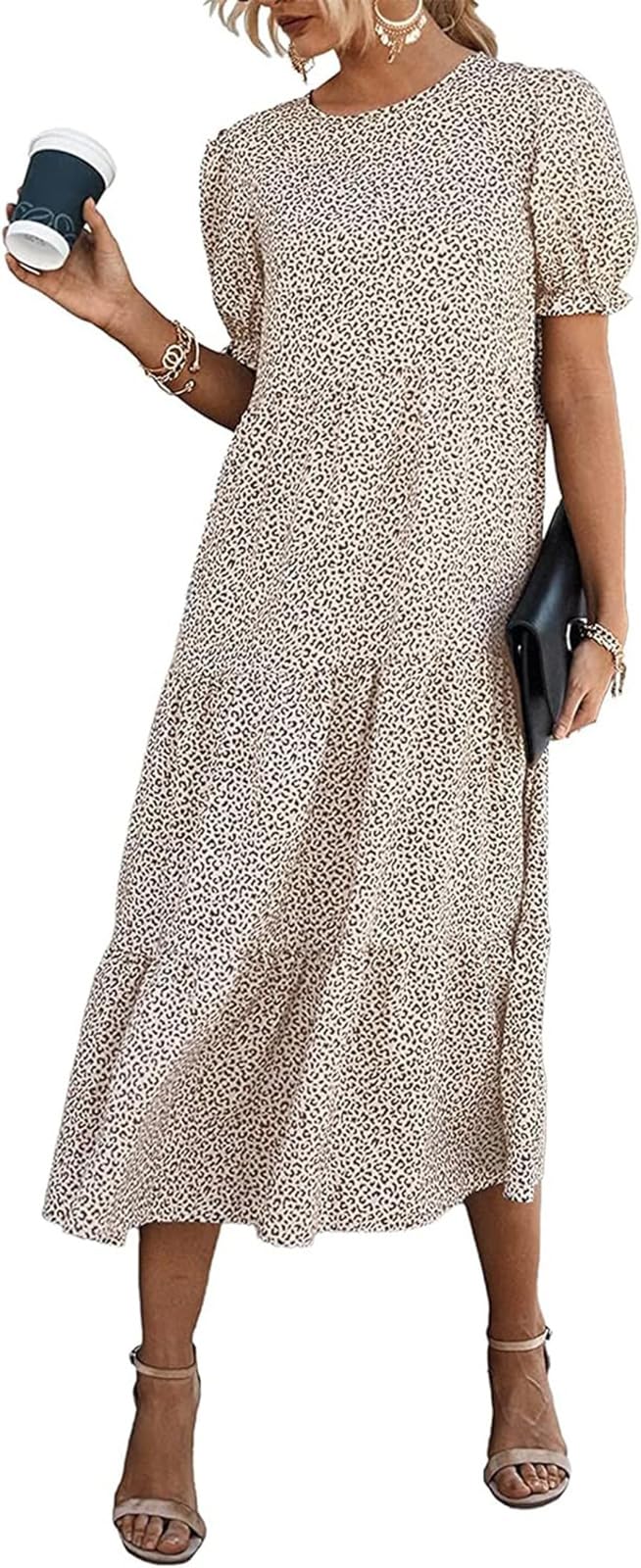 Zetieny Vestidos Casuales Mujer Vestido Largo de Playa Verano Primavera Vestido Largo T -Shirt Dresses