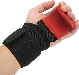 Luqeeg Weight Lifting Hooks, Pull Up Grips Wrist Protection Strength Training Hand Grip Support Wrist Straps Weightlifting Grips Straps Gloves Wrist Support for Gym Workout for Men Women