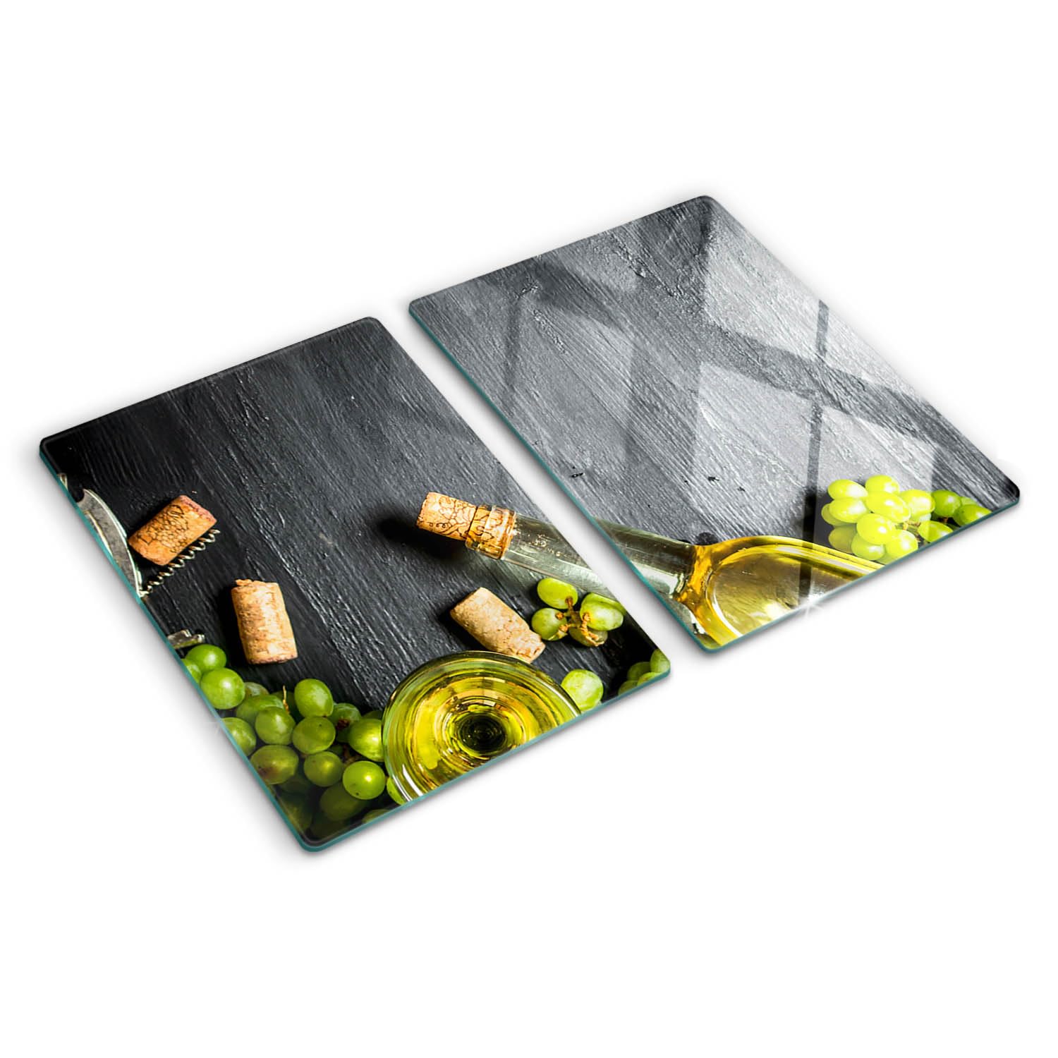 Planche en verre de cuisine 40x52 protecteur de plaque pour sublimer vos apéritifs dînatoires