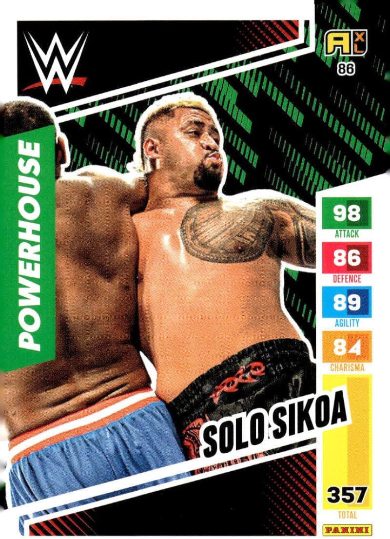 Solo Sikoa 2024 Panini WWE Adrenalyn XL #86 NM-MT Wrestling