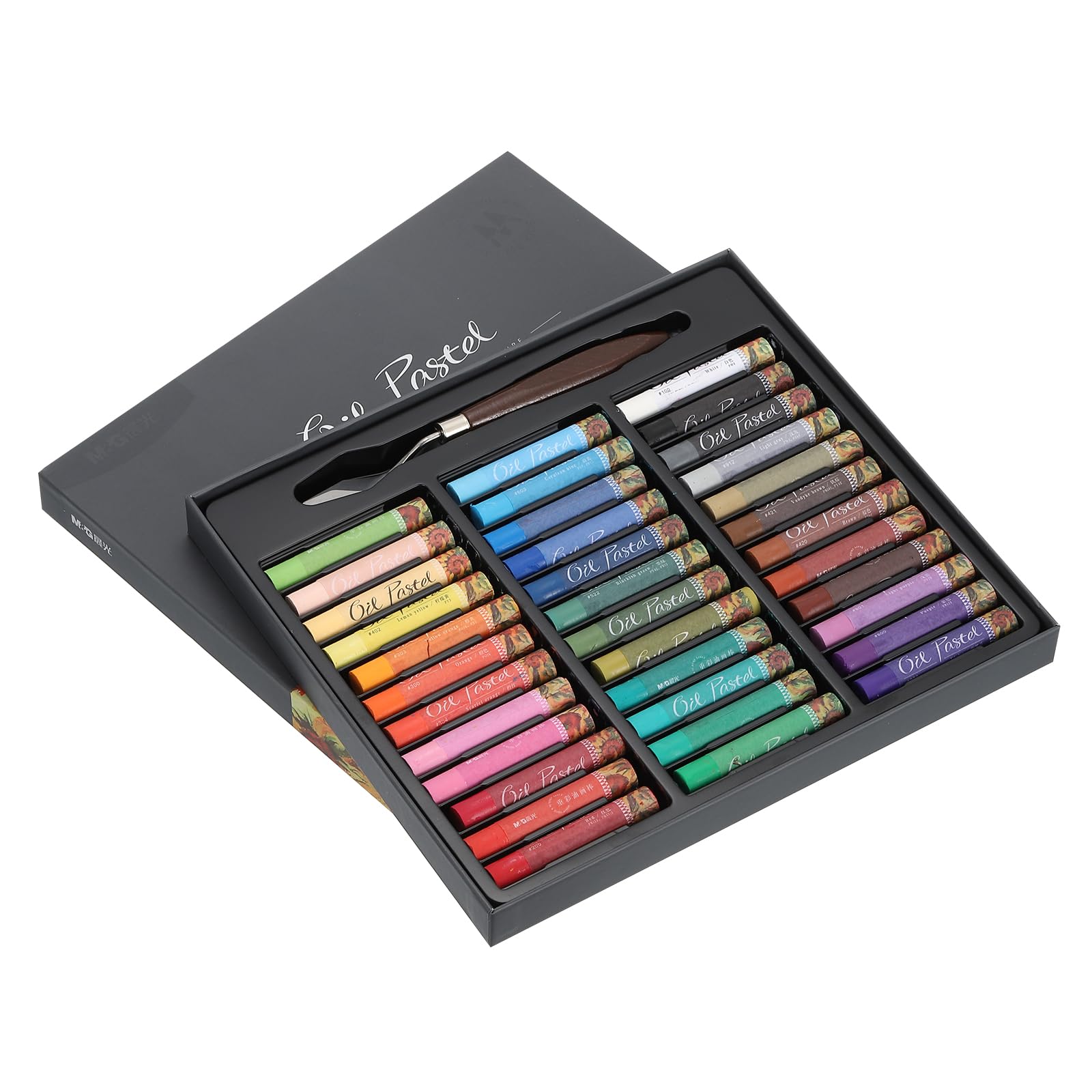 Amazon.com : M&G Oil Pastels Set 36 Colors, Vibrant Assorted Color
