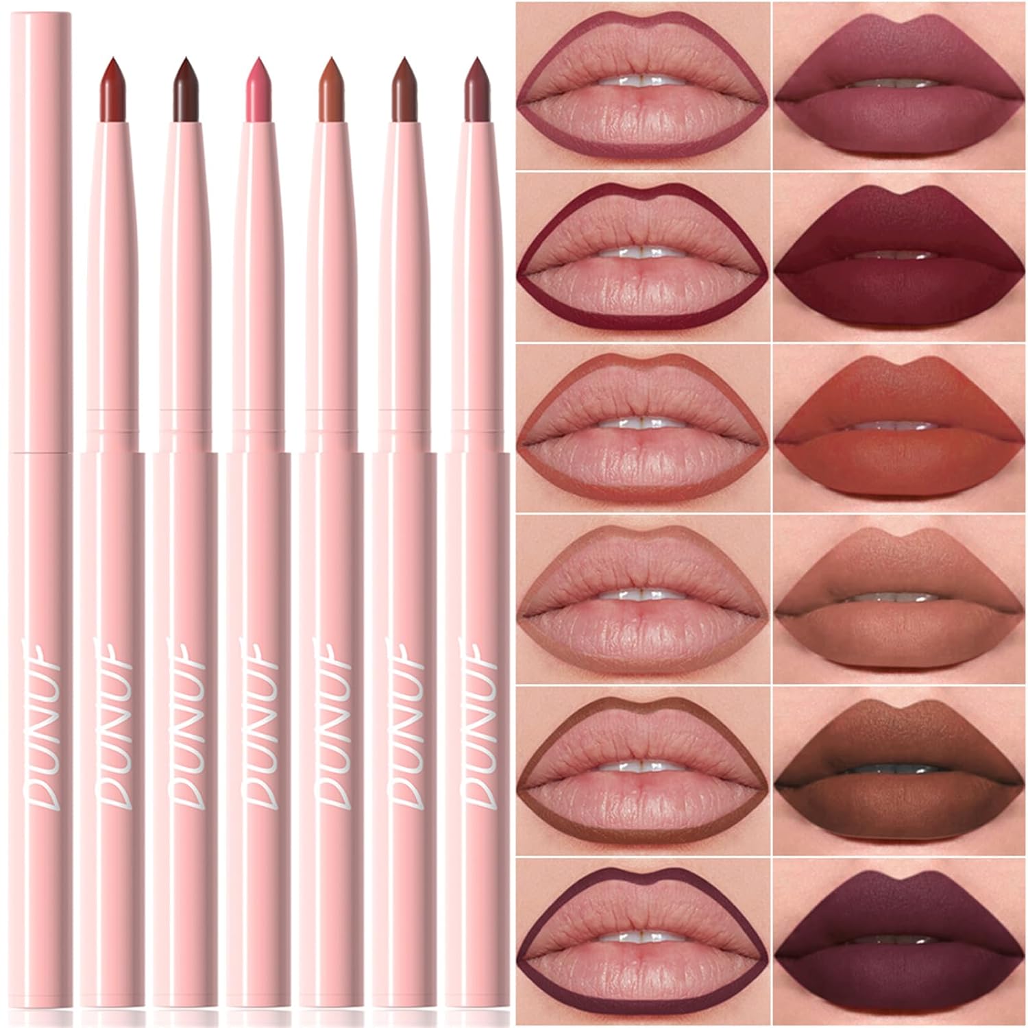 6Pcs Retractable Lip Liner Pencils...
