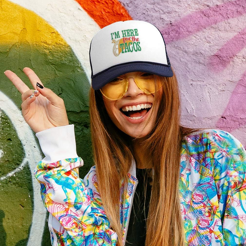 Trucker Hat I'm Here for The Tacos Cinco De Mayo Snapback Baseball Cap image 2