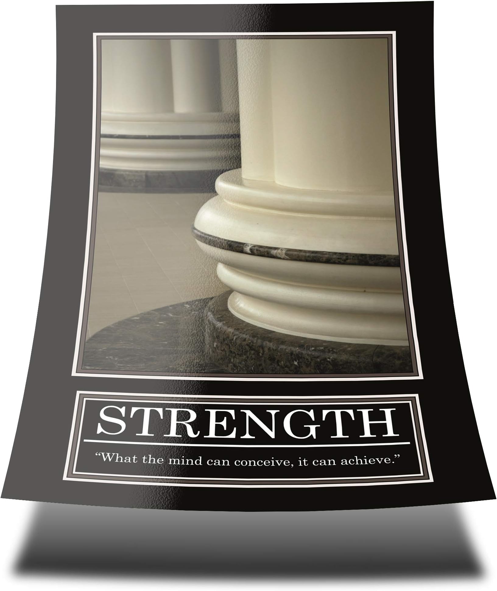 GREAT ART Strength Poster - Original Poster - Barney Stinson Wall Mural - 85 x 60 cm Pillar How I Met Your Mother Motivation Office Office Force Achievement Image - No.4