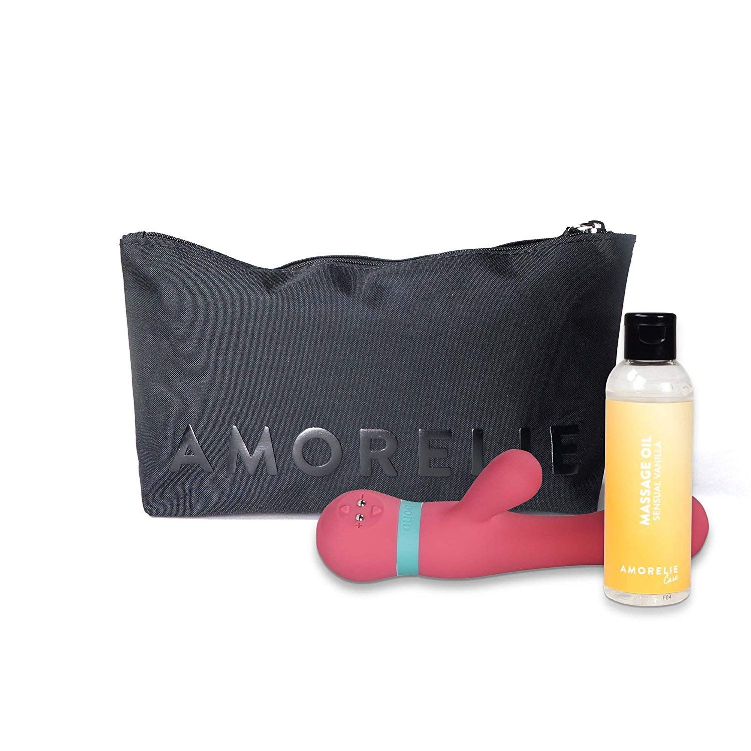 AMORELIE Basics - Sacchetto nero da viaggio - Borsetta per sex toys e accessori bondage
