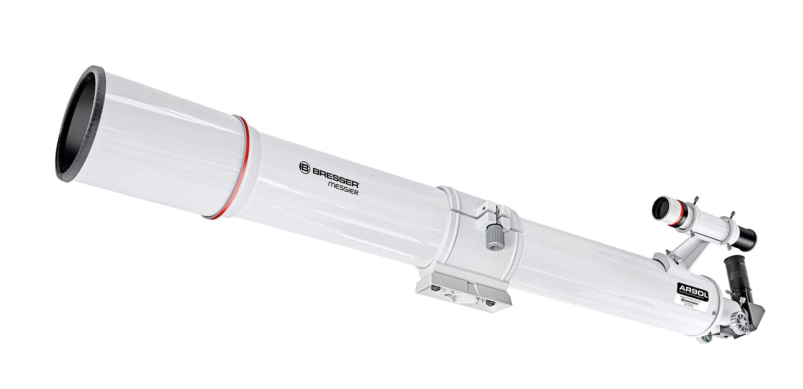 BRESSERMessier AR-90L Refractor Telescope with 1200 Optical Tube Assembly, White