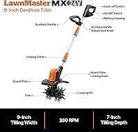 Vista 2 de LawnMaster Cañón inalámbrico de 24V MAX 9" - CLTE2409