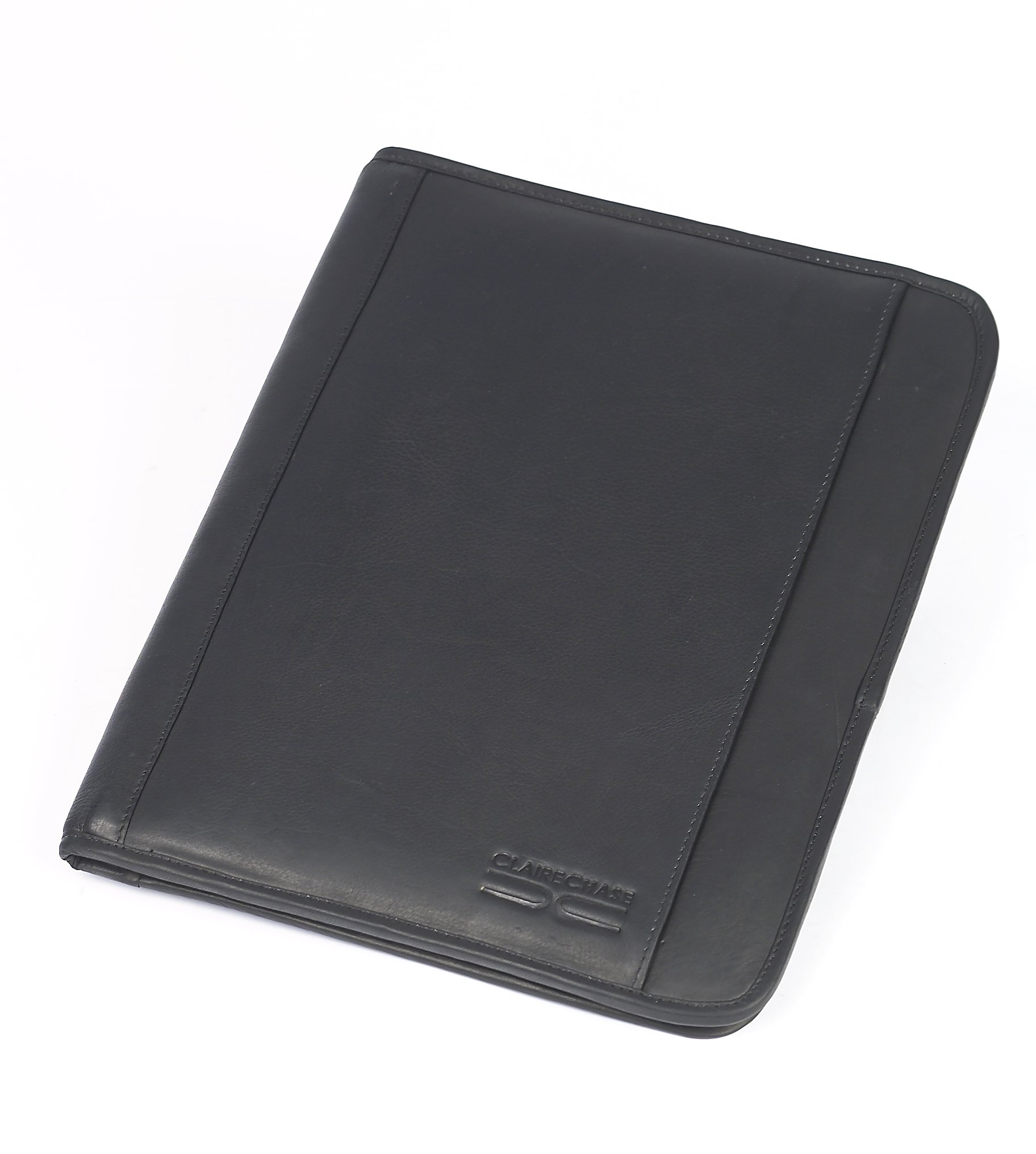 Claire Chase Classic Zippered Folio, Black, One Size