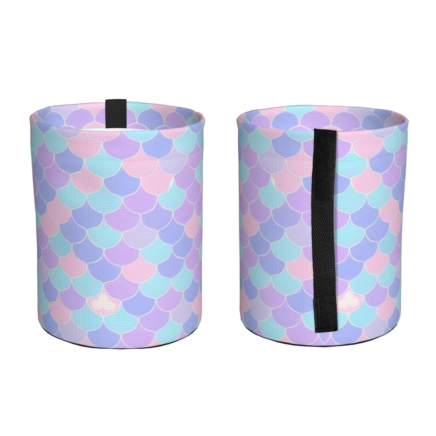 Mermaid Tattoo Car Trash can, Hanging Foldable car Trash can, car Storage Box Accessories, Suitable for Travel SUV Truck Sedan image 2