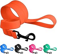 Vista 1 de CollarDirect Correa impermeable para perro, pequeña, mediana y grande, duradera, para caminar, entrenar y correr, rosa, negro, azul, naranja, verde