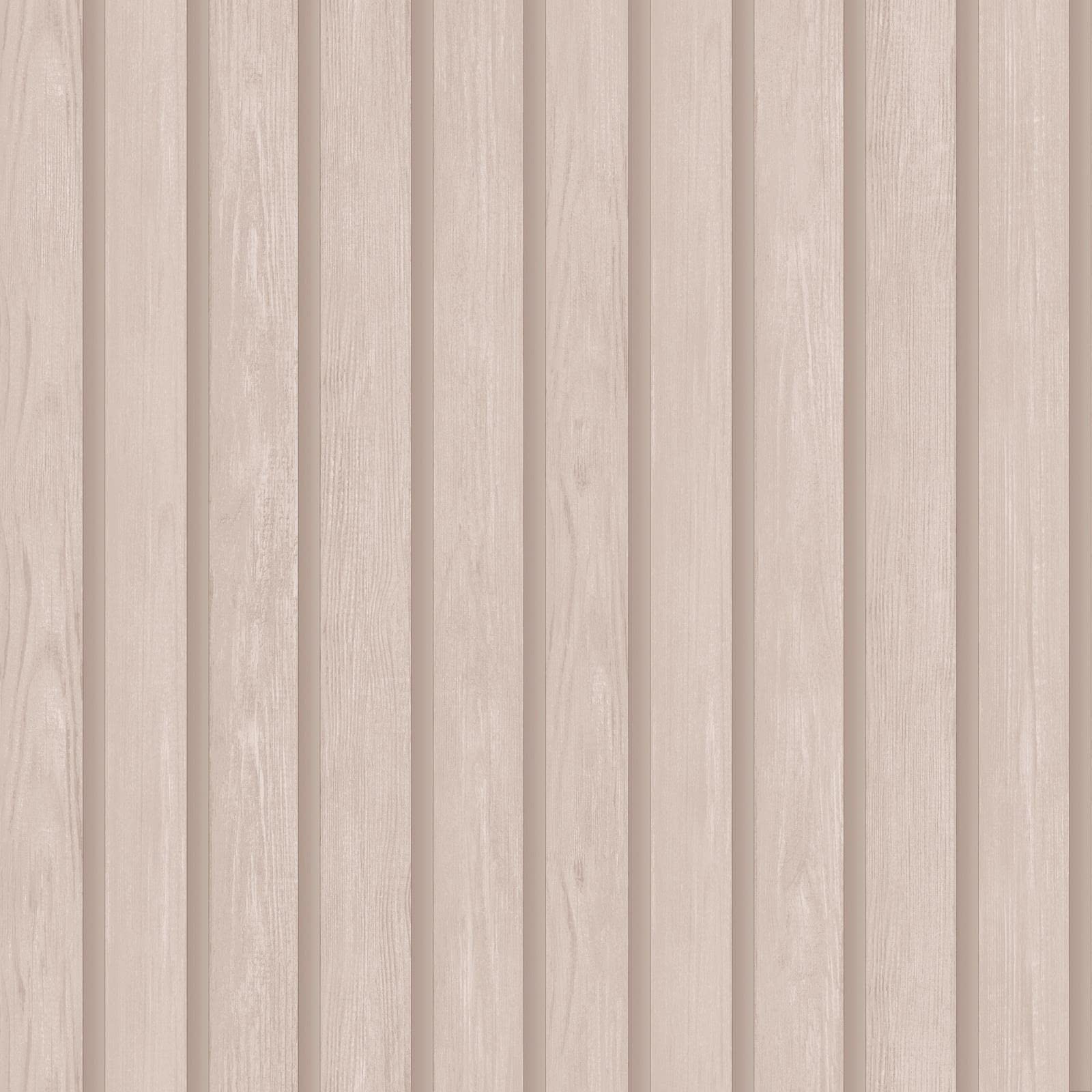 Holden Wood Slat Wallpaper Wooden Slats 3D Effect Pink 13301