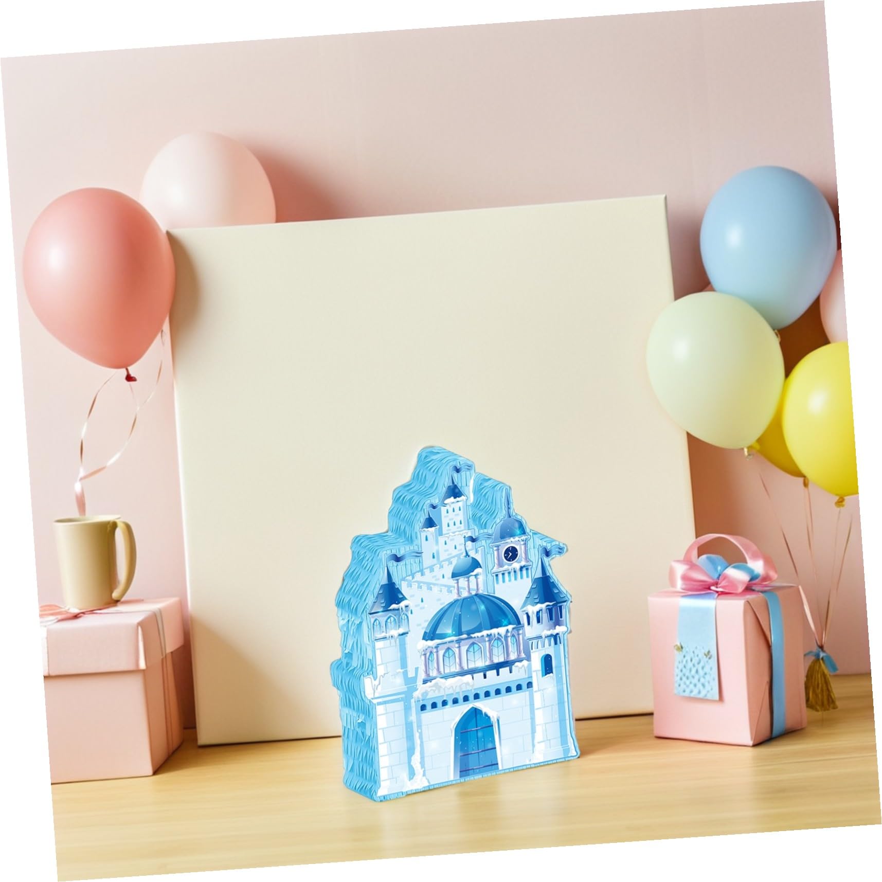 Schlosshochzeits Piñata 1 Satz Papier Partyspielzeug für Kinder