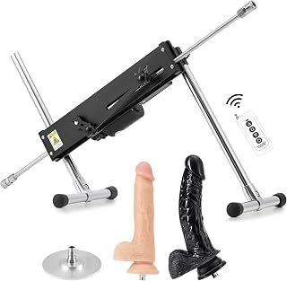 Y-NOT Automatic Sex Machine, Double-Sided Thrusting Dildo Machine with 3 Attachments & Remote Control for Women Men Couples, Adult Sex Toys Love Machine for Vaginal Anal Massage Masturbation