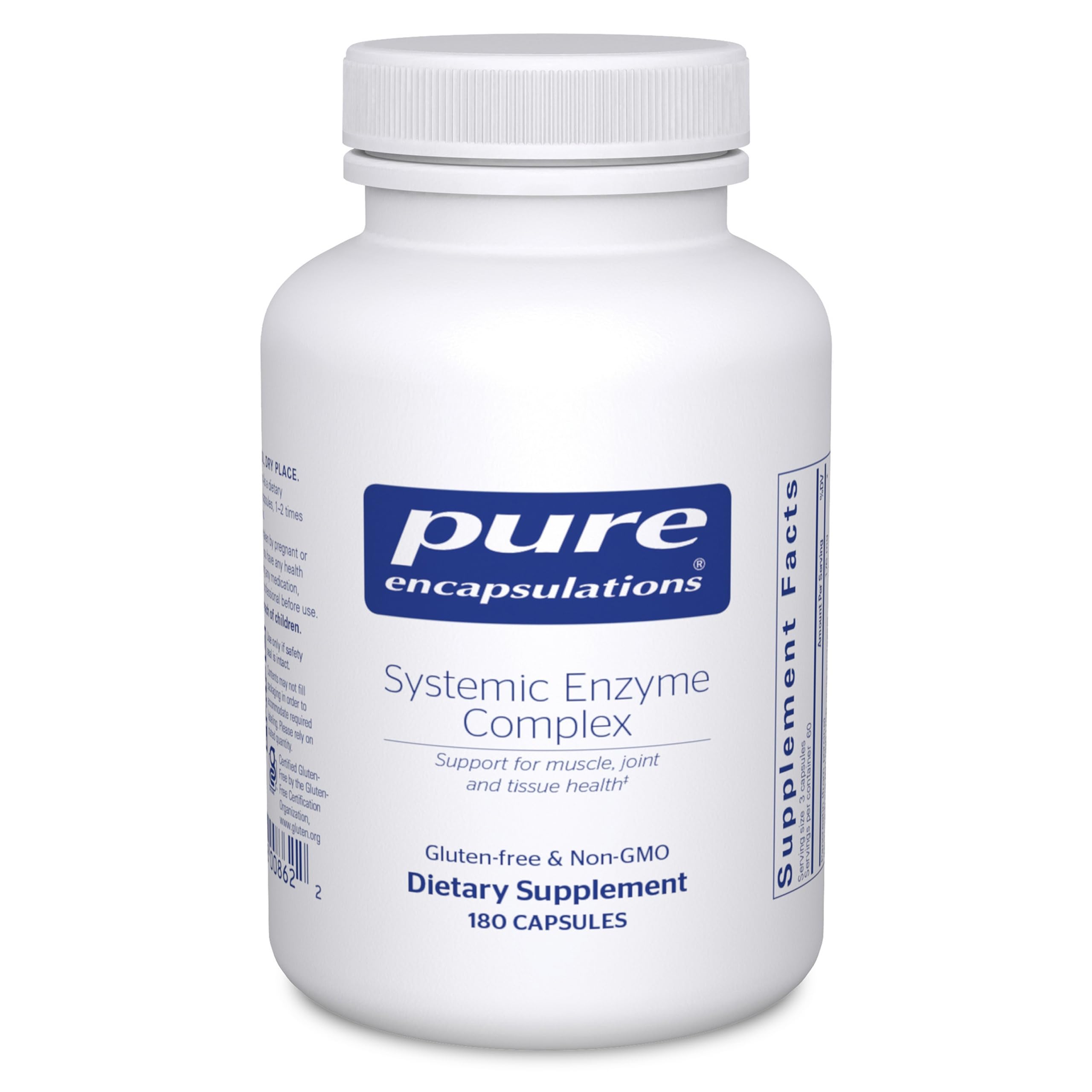 Pure Encapsulations Systemic Enzyme Complex 180c