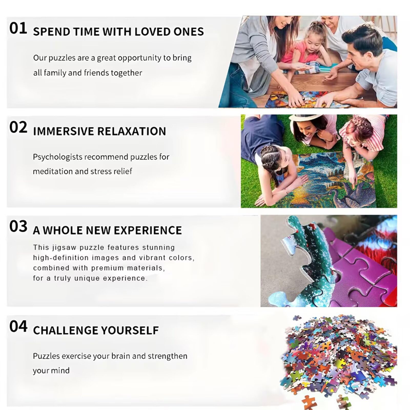 Jezioro Mglisty Puzzle 2000 sztuk dla dorosłych, puzzle dla dorosłych 2000 sztuk góry w zestawie plakat, edukacyjna rozrywka, gra zręcznościowa dla całej rodziny, wymiary: 100 x 70 cm