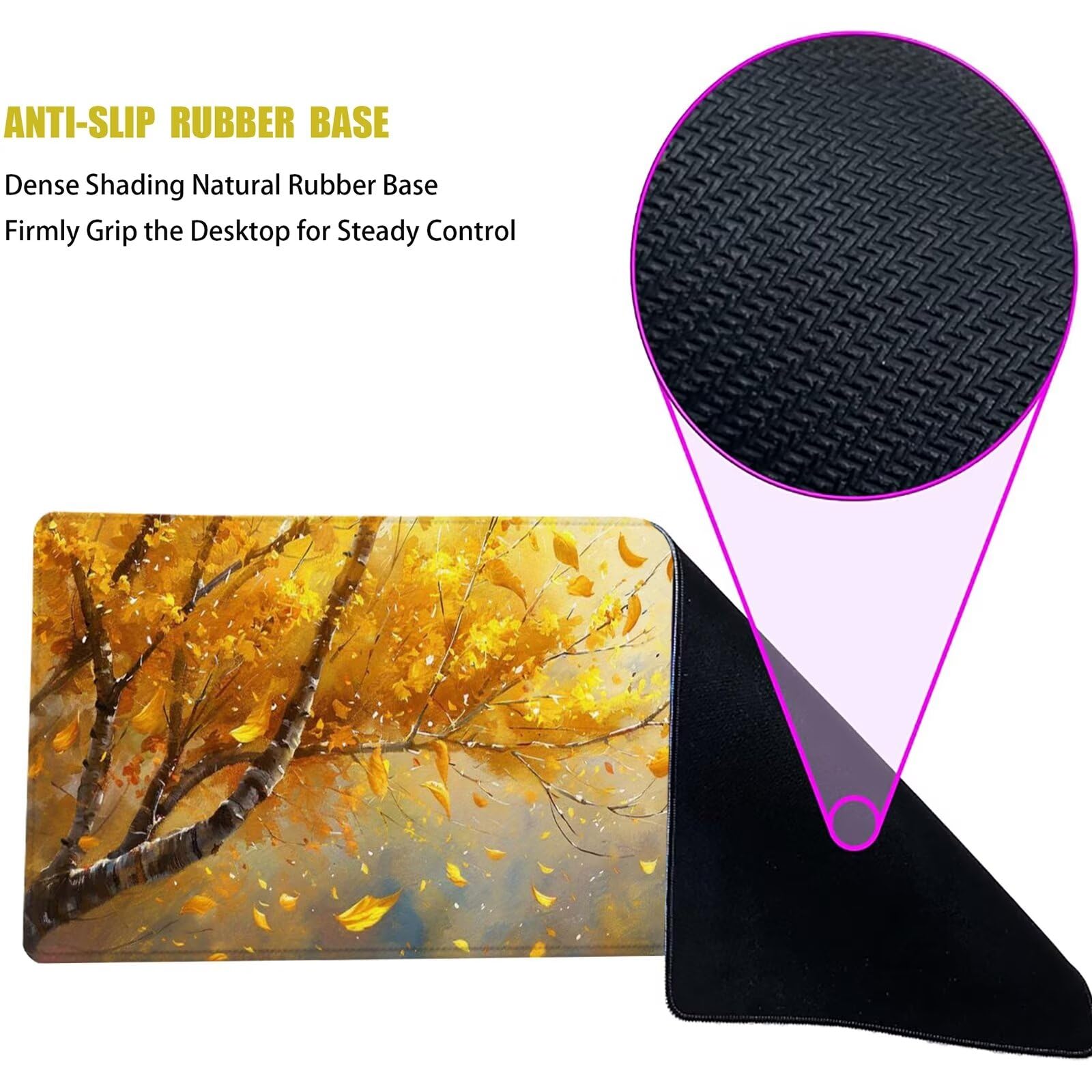 Alfombrilla Ratón Rosa Alfombrilla Gaming XXL 1600 X 800 mm Alfombrilla Escritorio, Mouse Pad Multifuncional, Flor Alfombrilla de Ratón Grande, Protector de Escritorio, Base Antideslizante R1019