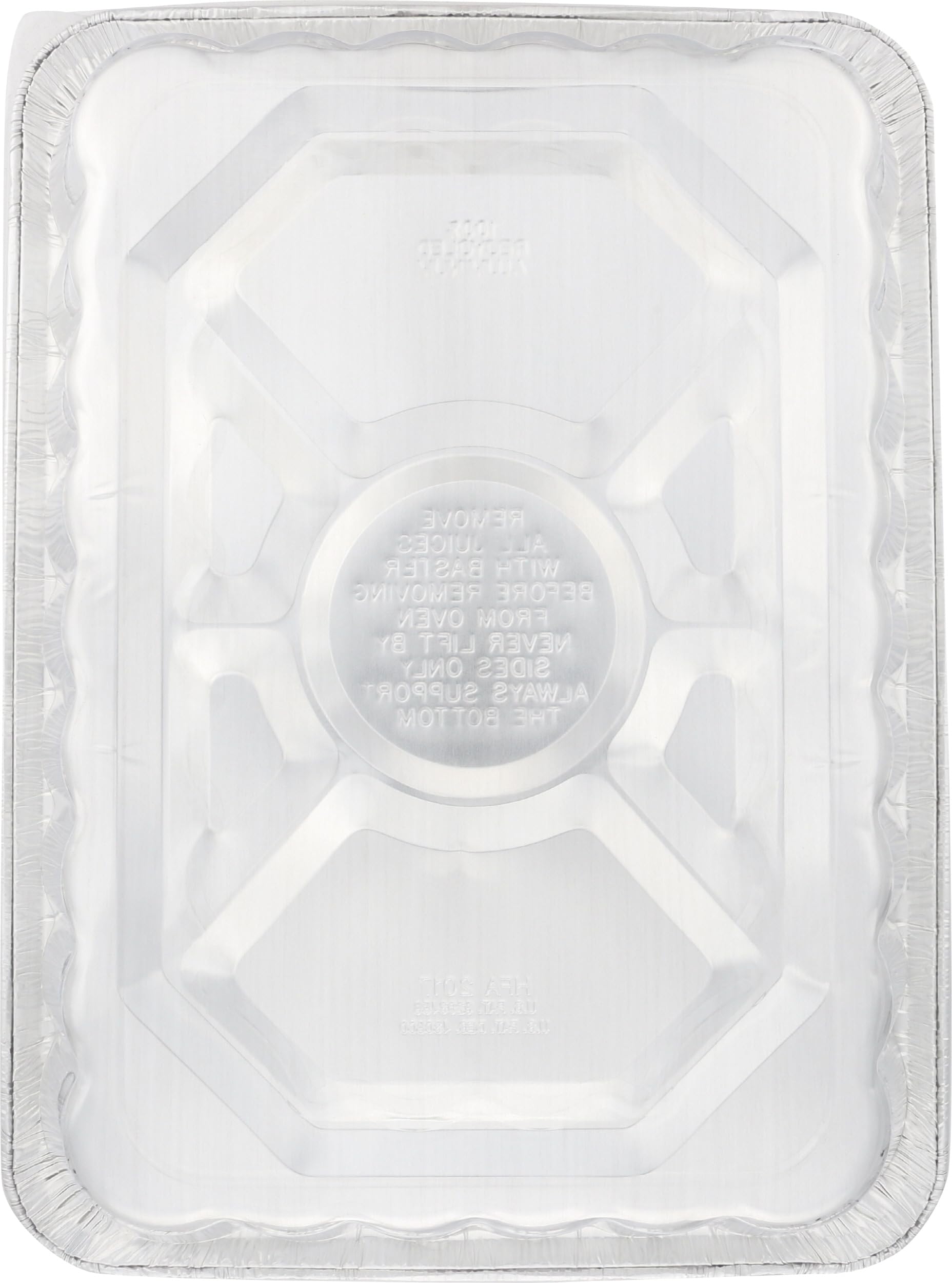 HANDI FOIL Medium Rack Roaster Pan with Lid, 1 EA