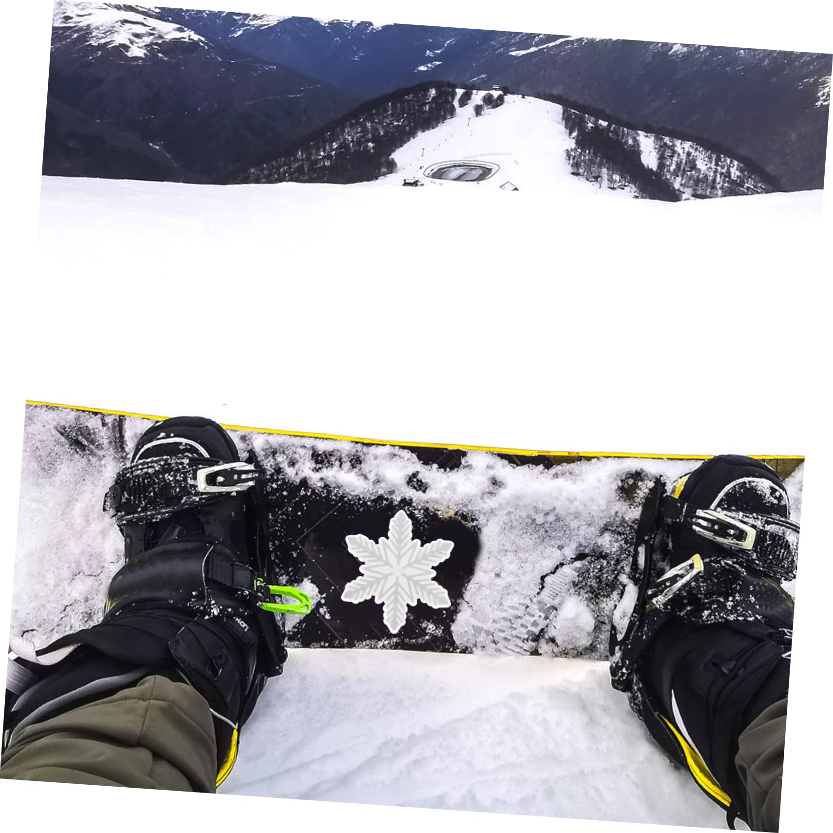 Supvox Snowboard-Aufkleber skiwachs skisocken skiausrüstung skecers Snowboard-Pad elektrisches Skateboard Aufkleber zum Skaten im Freien Anti-Rutsch-Zubehör für Snowboards Plastik Golden
