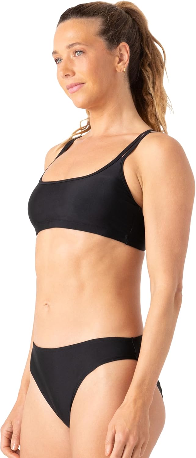 Spyder Women's 2-piece Swimsuit Set – Top & Hipster Bottom, Quick-Dry, Adjustable Straps, Removable Cups