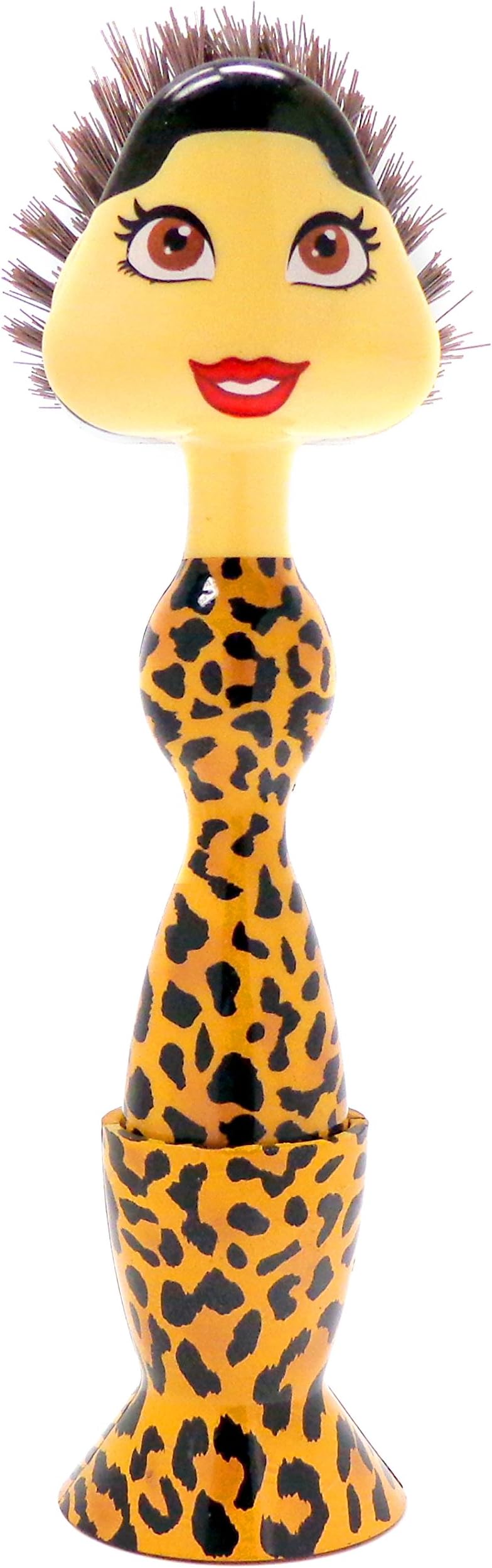 Lady Dish Brush, Medium, Leopard