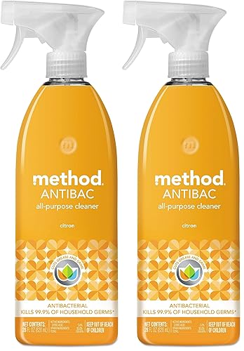 Method Antibacterial All-Purpose Cleaner Spray, Citron, Kills 99.9% of Household