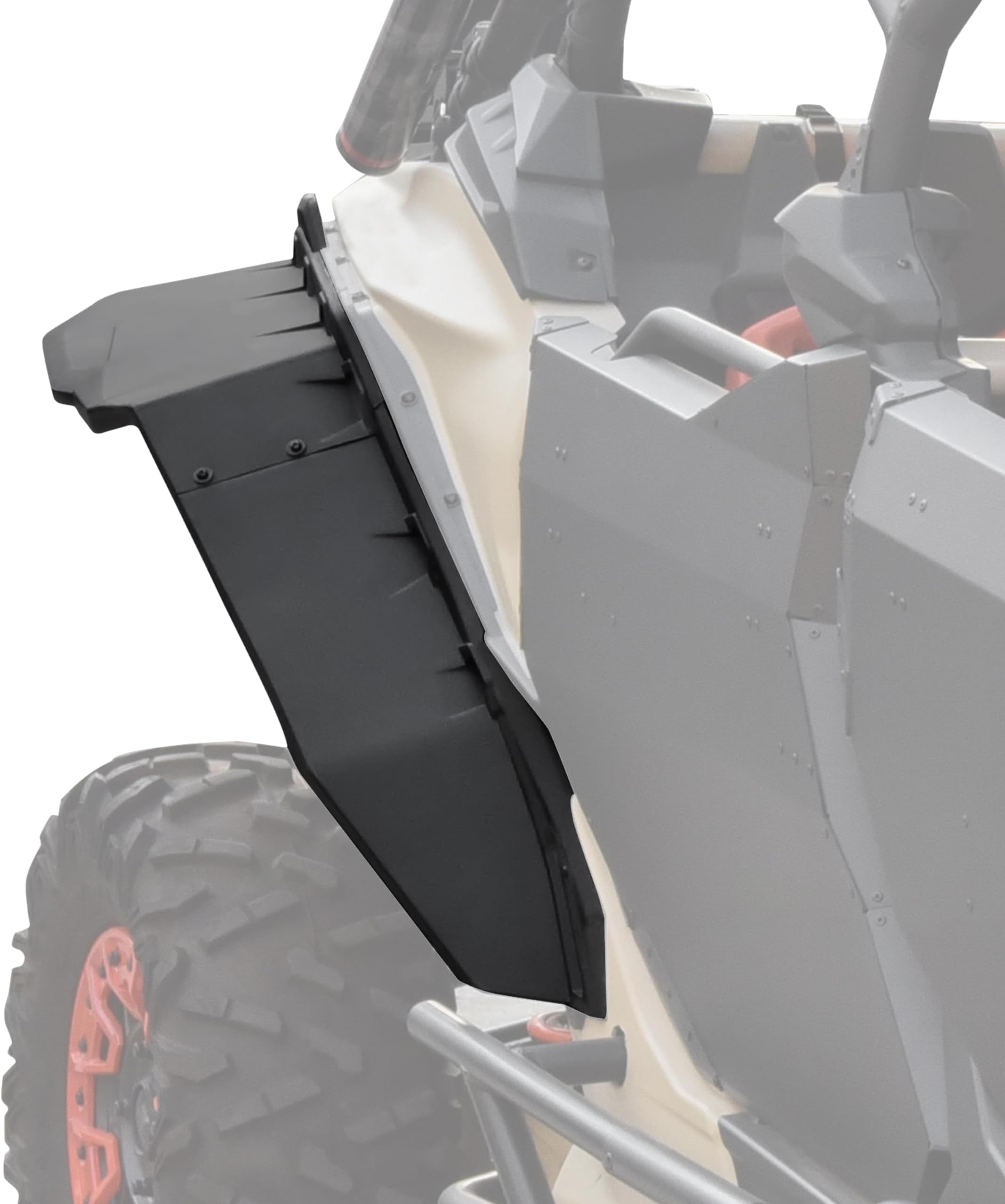 SAUTVS Wider Extended Fender Flares Kit for Can-Am X3, XXL Rear Mud Flaps Mud Guards Extension for Can Am Maverick X3 MAX All Models Accessories 2017-2024 (4PCS)