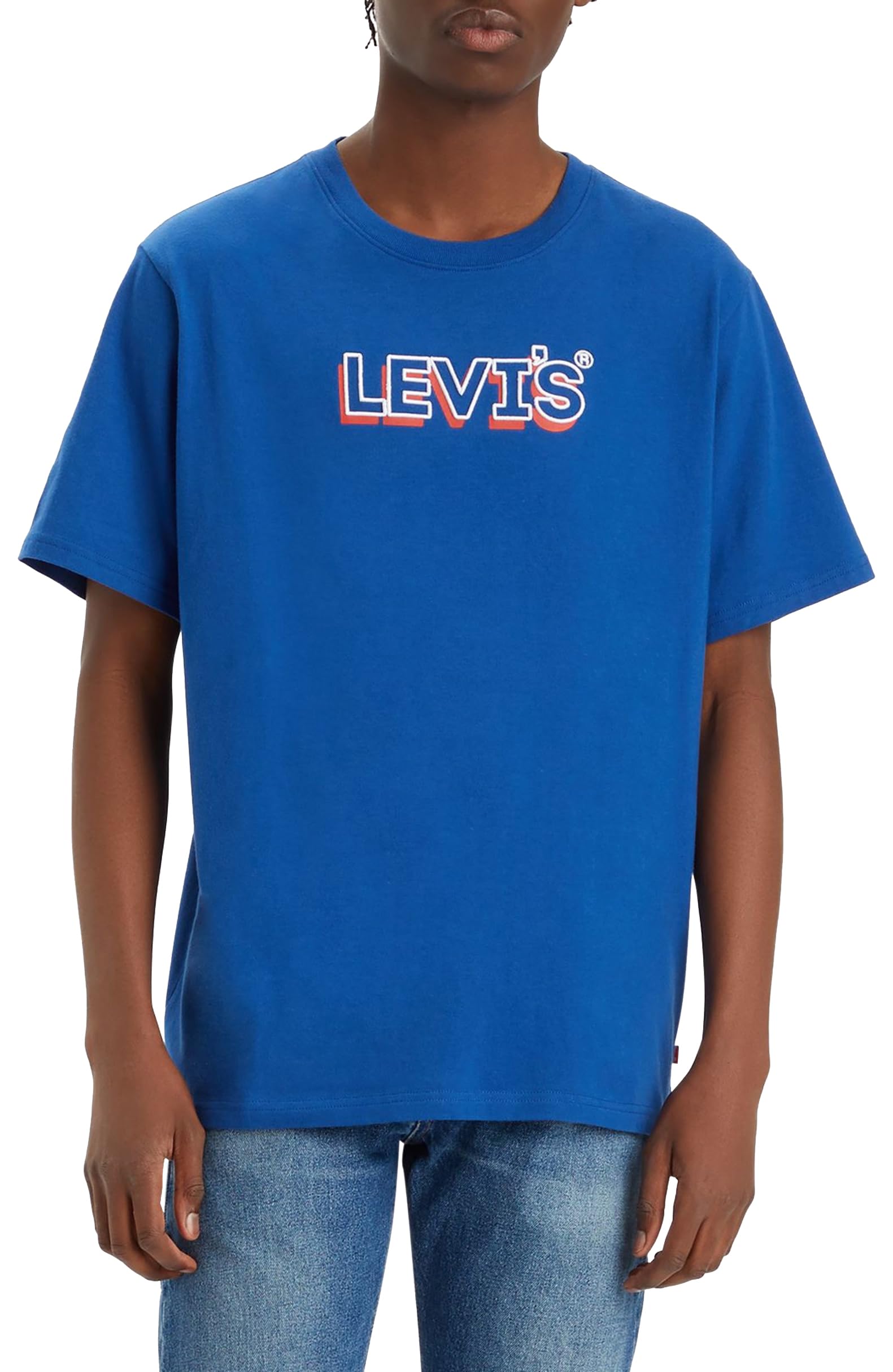 Levi's Ss Relaxed Fit Tee Camiseta, Headline Drop Shadow Limoges, M Hombre