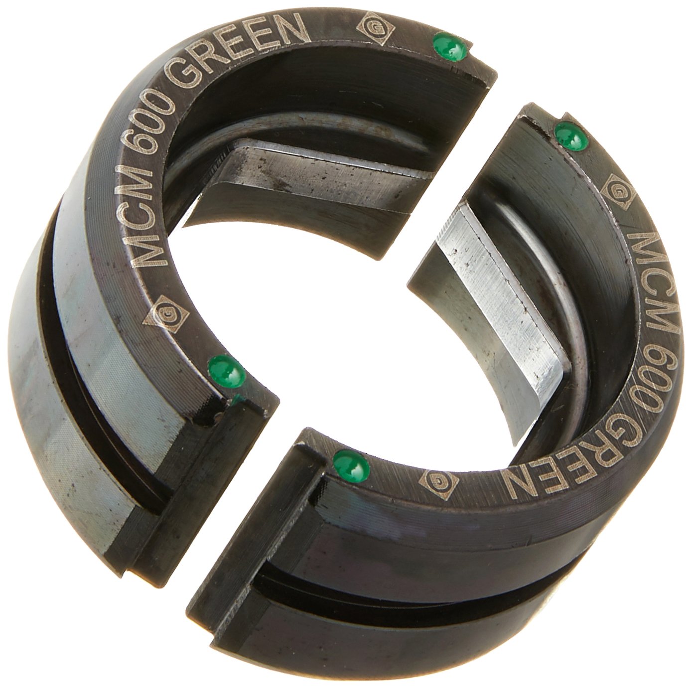 Matrice à sertir Greenlee 6 tonnes Kc22-600B pour raccordement câble cuivre 600 Kcmil MCM