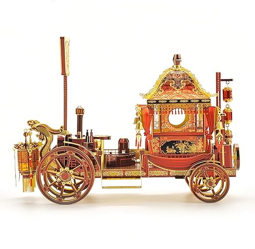 Miniatura 2 de Rompecabezas de metal 3D para adultos, kit de modelo de metal, rompecabezas de metal 3D mecánico retro para boda, bloques de construcción de