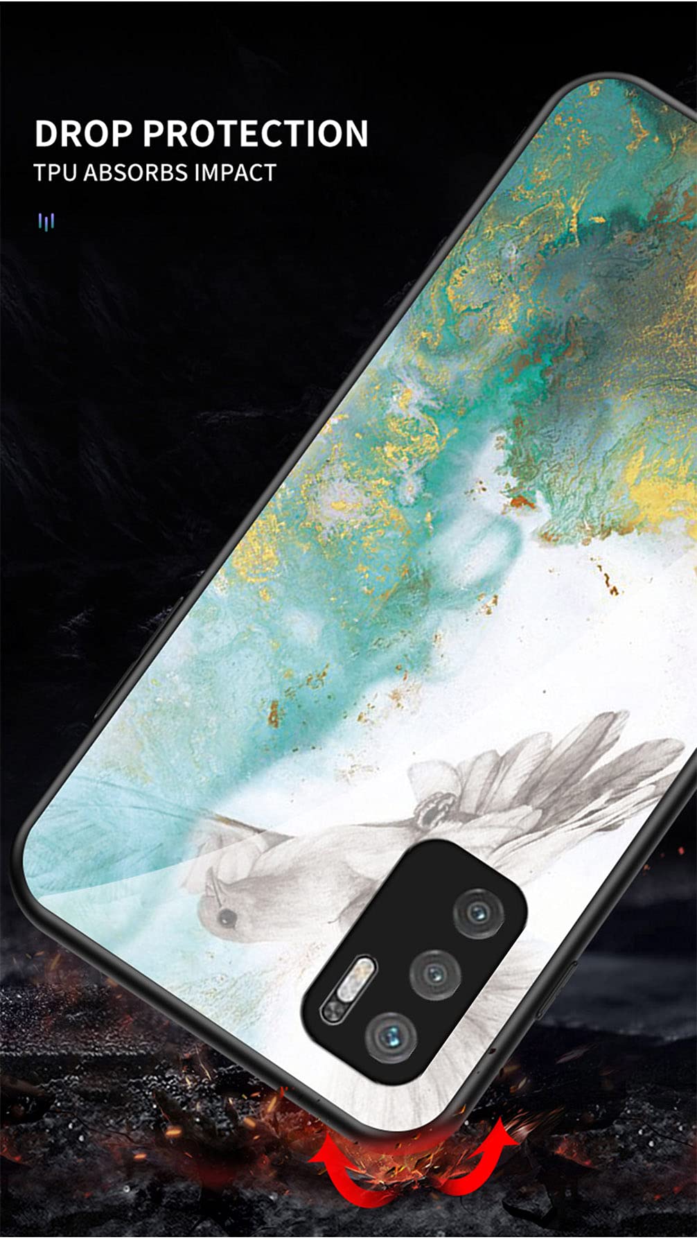 BRAND SET Cover per Xiaomi Redmi Note 10 5G, Custodia Silicone Liquido con Rivestimento in Tessuto in Microfibra Custodia Soft Touch per Xiaomi Redmi Note 10 5G-Giallo